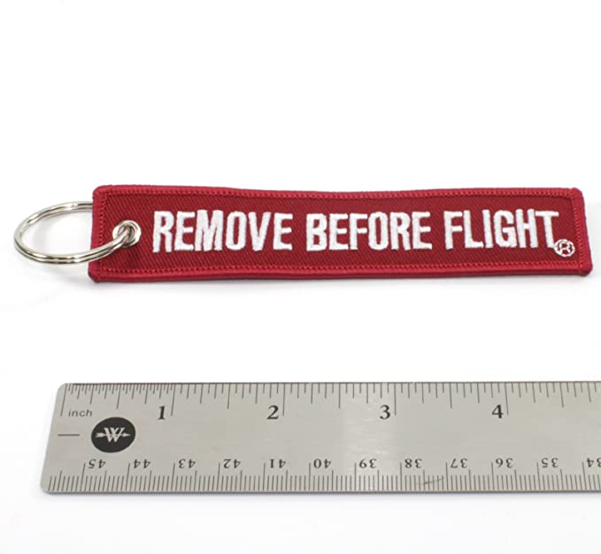 Flight Tag Key Chain